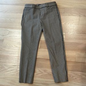 Banana Republic plaid Sloan pants.
